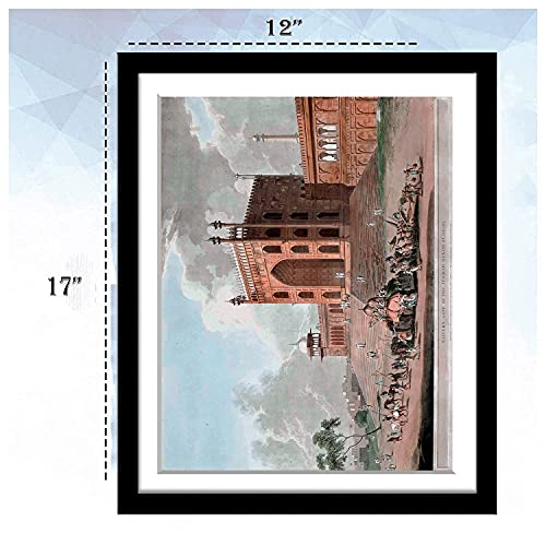 Image of Tallenge - Best of Orientalist Art (Places in India)- Small Framed Poster (Paper; 12 x 17 Inches, Multicolour) Set of 10
