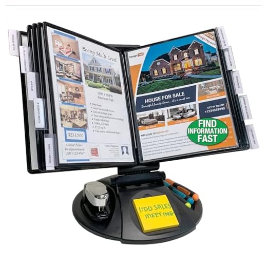 Ultimate Desk Reference Organizer with Storage