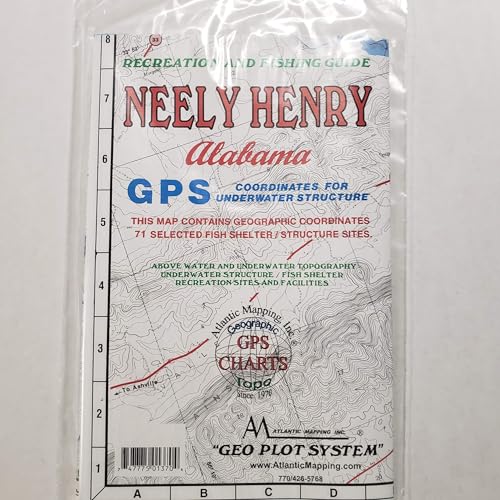 Atlantic Mapping GPS Paper Map Neely Henry