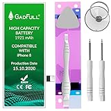 ✅ COMPATIBLE 100% CON TODOS LOS MODELOS DE MÓVIL iphone 8: La batería de repuesto de alta capacidad es 100% compatible con el tamaño de la batería original, por lo que no necesitas ningún accesorio adicional. Compatible con iPhone 8 APN - A1522 / A1524 / A1593. IMPORTANTE: compatible SOLAMENTE con iphone 8, no es compatible con iPhone 8 Plus.