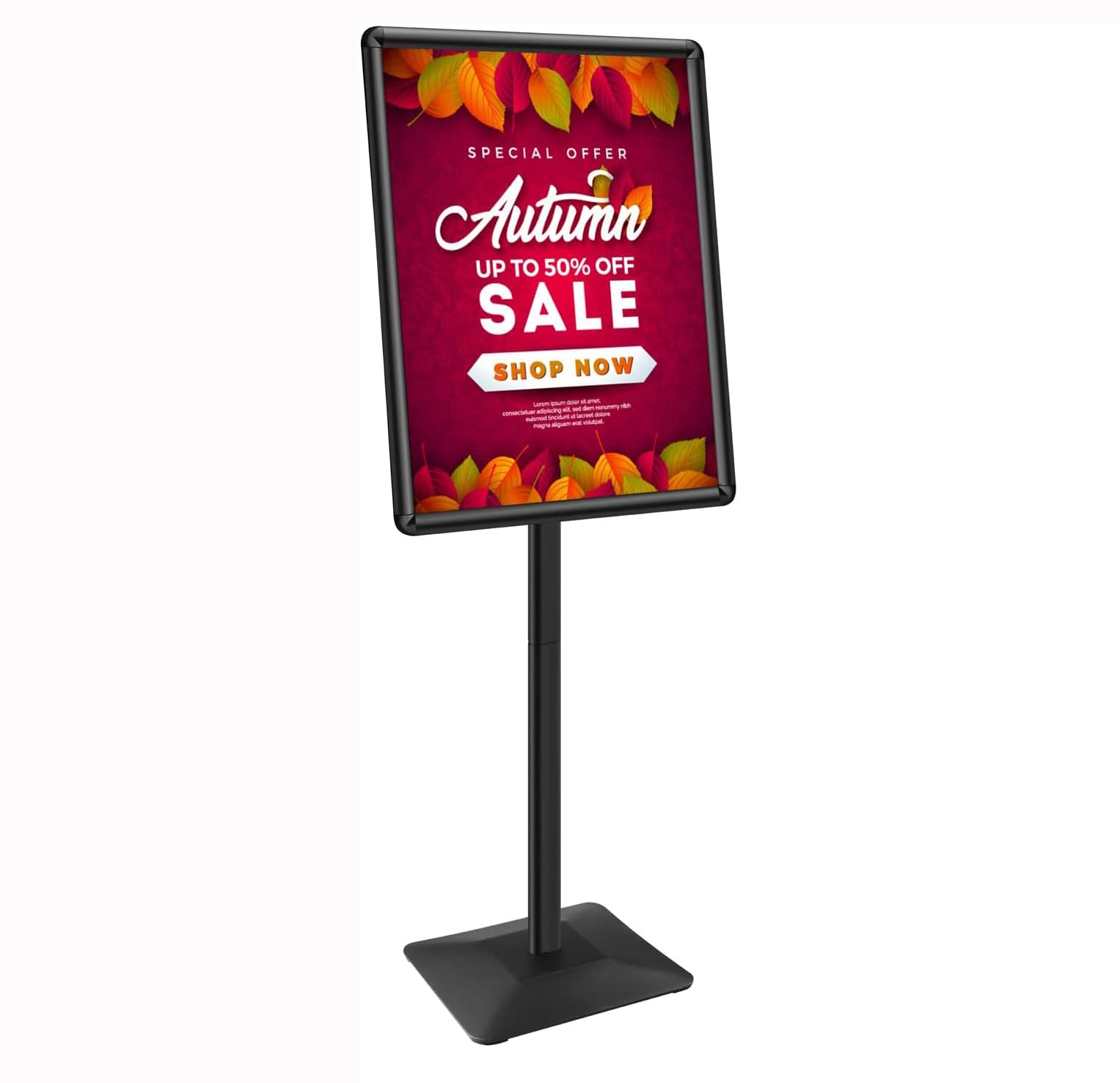 Amazon.co.jp: ディスプレイスタンド 床置き広告スタンド A2ポスター