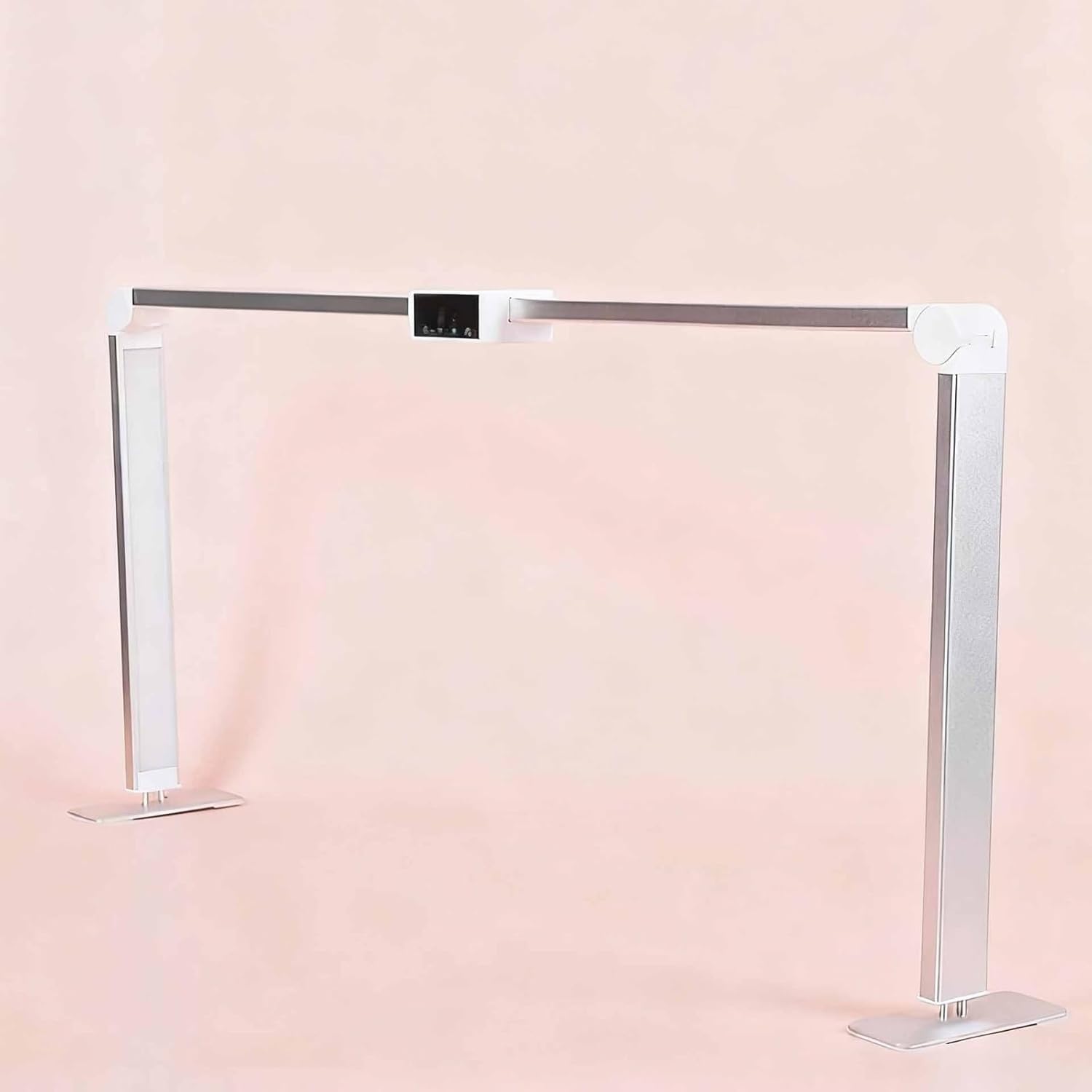 DFAEEKIYO Large Arch Lamp with LED Touch Sn, Stainless Steel 480 LEDs Manicure, Stepless Dimming, Half Moon Lash Beauty Tattoos