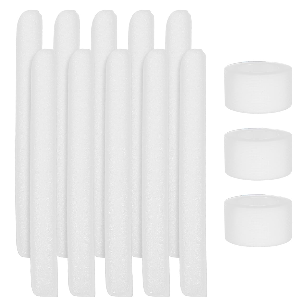 Kit support oreille pour chien : 10 tiges mousse flexibles et ruban adhésif doux