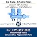 GE WH13X10023 Genuine OEM Water Inlet Valve for GE Washing Machines