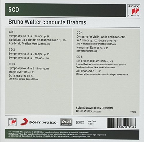 Bruno Walter dirige Brahms