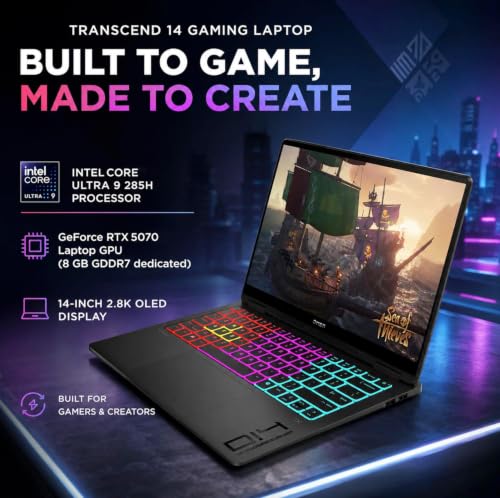 Image of HP OMEN Transcend AI Gaming Laptop 14.0 inch 120Hz OLED 2.8K Display