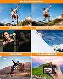 Digital Camera 4K 64MP Autofocus Vlogging Camera for Youtube with SD Card, Front and Rear Dual Cameras with 16X Digital Zoom Anti-Shake, 2 * Batteries for Teenagers, Beginners, Adults - Image 6