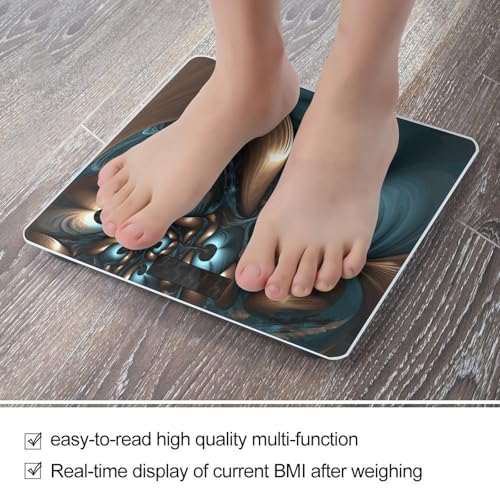 Báscula digital de baño con pantalla LED y vidrio templado miniatura 5