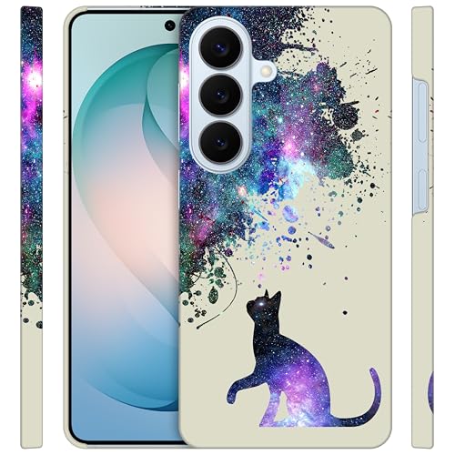 Coque Samsung S26 Plus chat galaxie pour un style unique au bureau