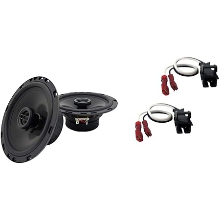 Amazon Com Harmony Audio Bundle Compatible With 2002 2009 Gmc S 15 Envoy Ha R65 New Rear Door Speaker Replacement Upgrade Package With Ha 724568 Speaker Replacement Harness Electronics