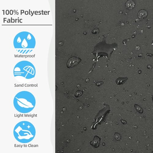 Large Beach Bag for Women, Beach Tote Bag with Waterproof Zipper, Waterproof Sandproof Pool Bag,Foldable Travel Tote3