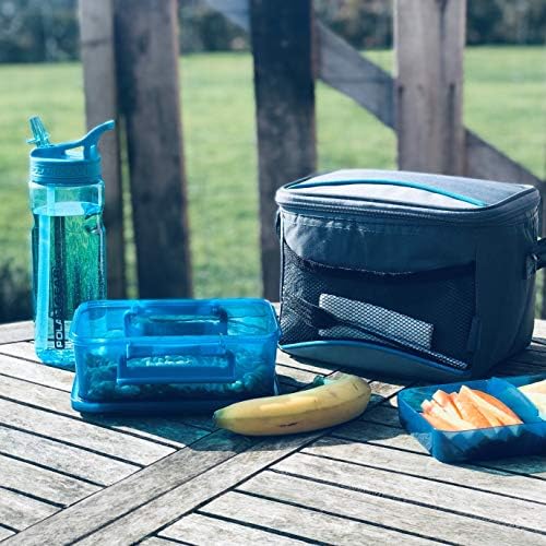 Polar Gear Lunch Cooler Bag  Insulated, Reusable Meal Bag with Adjustable Shoulder Strap  Collapsible for Storage  Wipe Clean PEVA Lining  Great for Meals & Leftovers  Grey, 5l Capacity