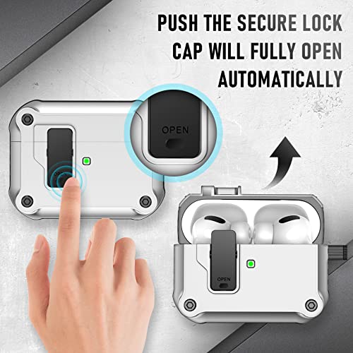 Image of Compatible with Airpods Pro 3 Case(2025),for Airpods Pro 3rd Generation Cases Cover with Keychain Cleaner Kit Soft Silicone Shockproof Cover for Women Men