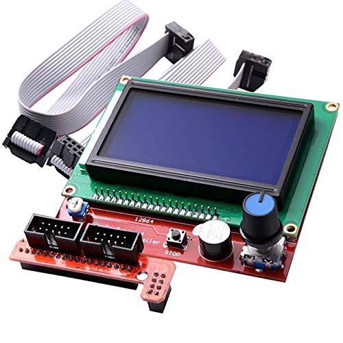 Lysee 3D Printer Parts & Accessories - LCD 12864 Smart Display Controller Adapter for 3D RAMPS 1.4 Prusa Mendel UY8 - (Color: Green)