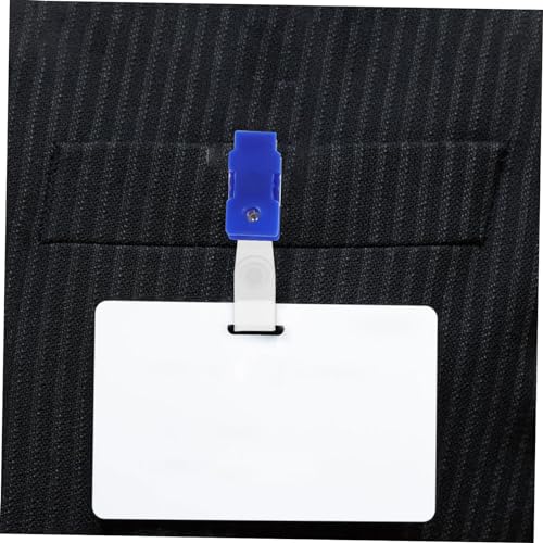 Lot de clips pour badge de 100 pièces avec attaches transparentes - 2