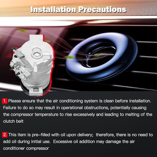 Image of cciyu Air Conditioning Compressor for Chevrolet Colorado Avalanche