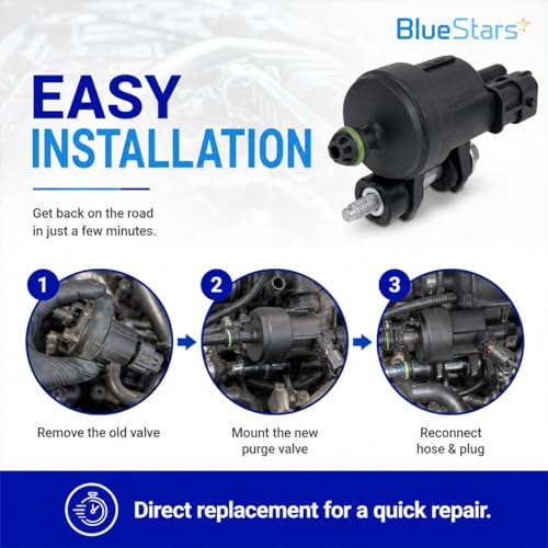 BlueStars UPGRADED 12610560 GMC Acadia Vapor Canister Purge Valve Solenoid - Compatible with Terrain Chevy Impala Traverse Cadillac SRX Buick Enclave - Replaces 12690512 55593172 911-082 by BlueStars - Image 7