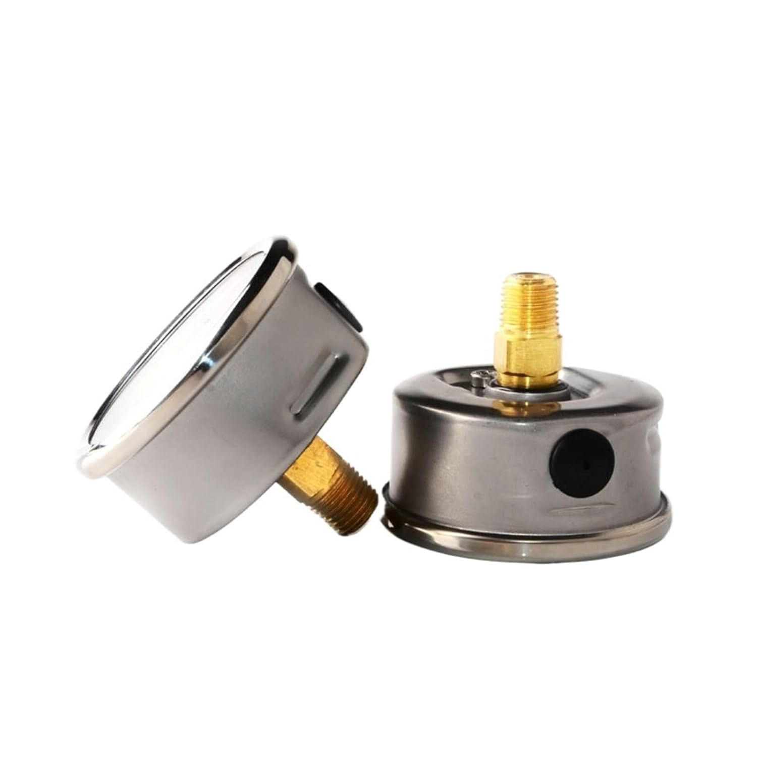 1pc Stainless Steel Gauge SM1SP63B 63mm 2.5inch 1/4 NPT Back Manometer Liquid Hydraulic for Oil Medium Pressure Gauge(0-400BAR)
