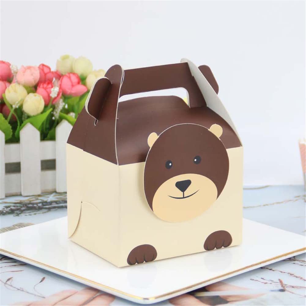 Pudełka na prezenty, Pudełko cukierków na ciasteczka Papierowe pudełka na prezenty Pudełko na prezenty Zwierzęta w kształcie Pudełko na ślub Bridal Baby Shower Party 50 sztuk (Kolor: Zebra) (Color :