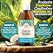 GuruNanda Original Oil Pulling Mouthwash, Promotes Deep Cleaning, with Coconut & Sesame for Teeth & Gum Health & Fresh Breath, with Tongue Scraper, Alcohol-Free, 8.45 Fl Oz
