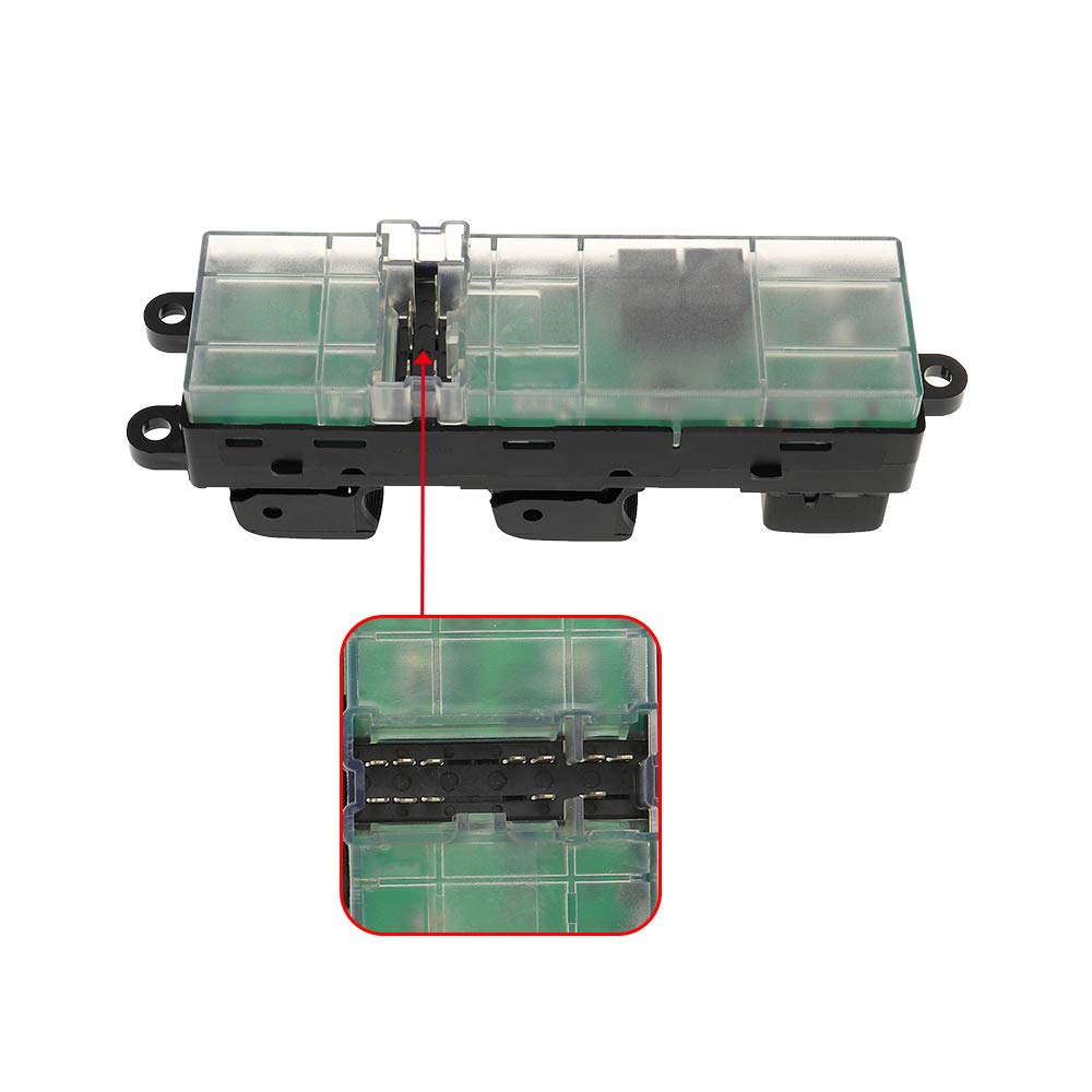 Master Power Window Switch – Front Left Driver Side For 2007 Nissan Sentra, Replaces 25401ET000