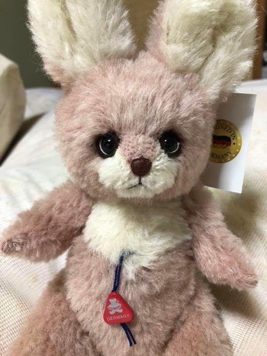 クレメンス社　ピンク　うさぎ　ぬいぐるみ　テディベア　完売品 クレメンス社 ピンク うさぎ ぬいぐるみ テディベア 完売品 クレメンス