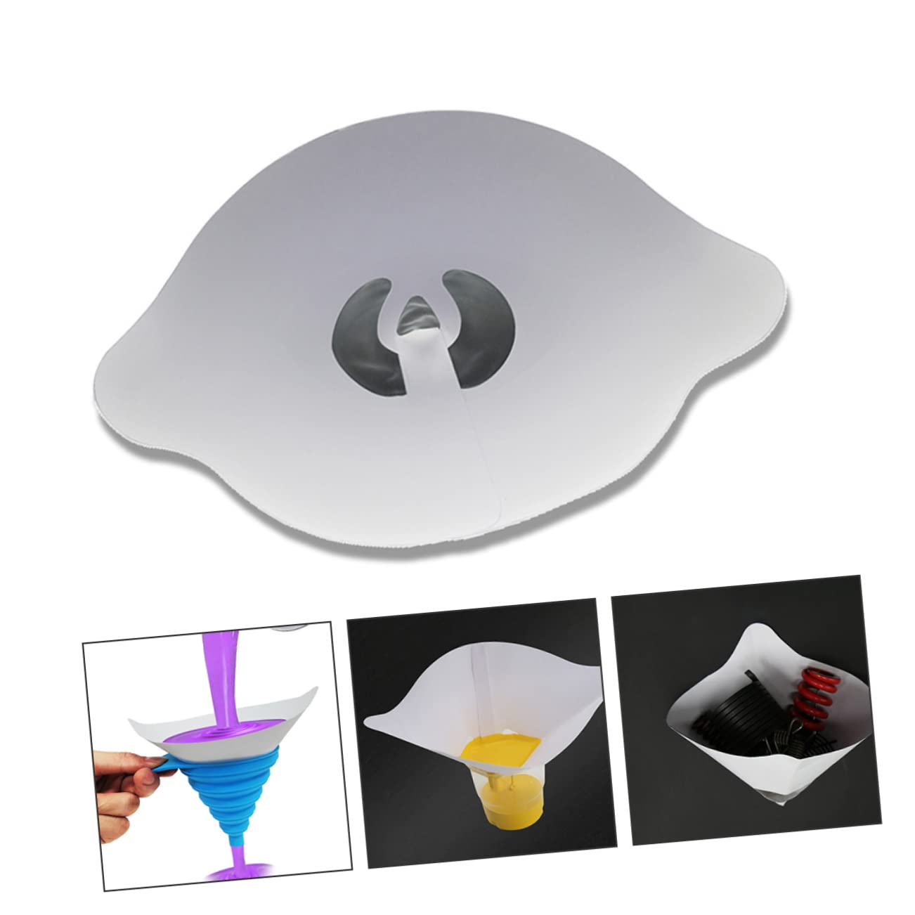 Homoyoyo 100pcs Nylon Mesh Paint Filter Paper Funnel 120 100 Strainer for Automotive Paint Easy to Use Filter Paper Funnel