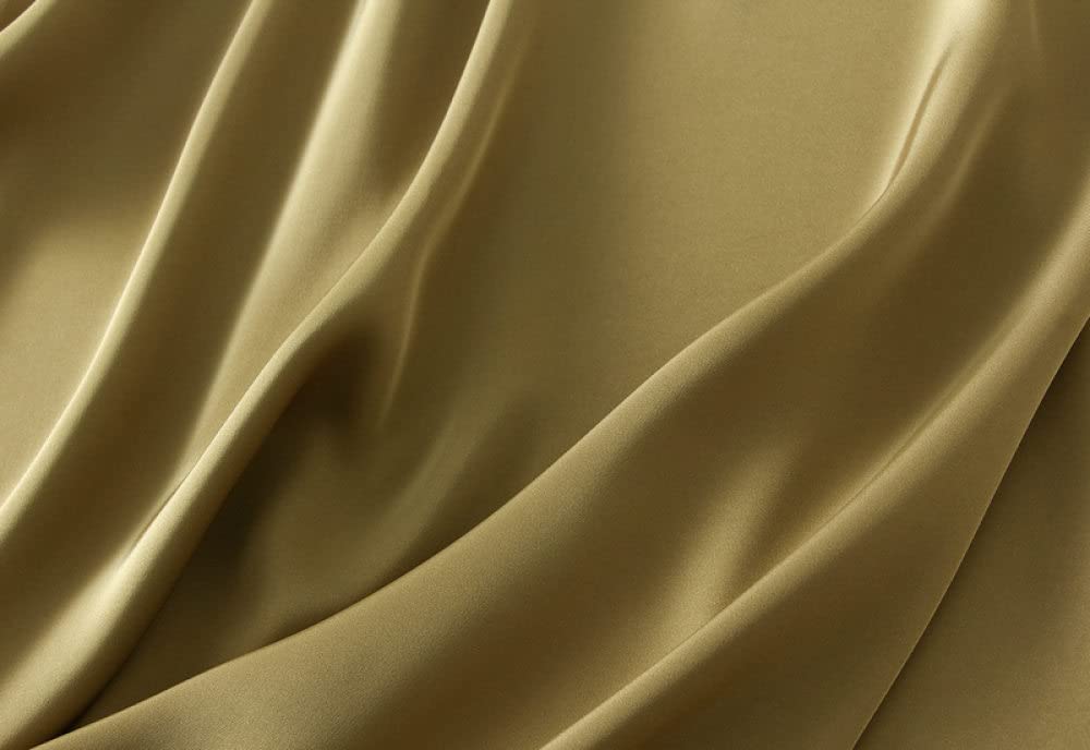 Gonne Da Donna,Gonna Longuette Da Donna Gonna A Trapezio A Vita Alta In Raso Color Champagne Cerniera Alla Moda Gonne Lunghe Eleganti Con Volant Increspato Fluente In Tinta Unita Per Ragazze Ladies,