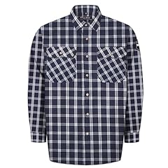 Navy-plaid