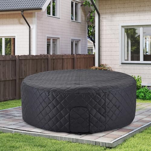 Housse Isolante pour Spa Rond Gonflable Couvercle de Remplacement - 4