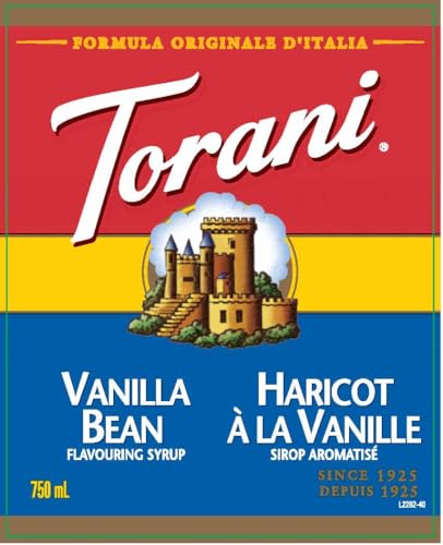 Image of Torani Vanilla Bean Syrup for Drinks, 25.4 Ounce