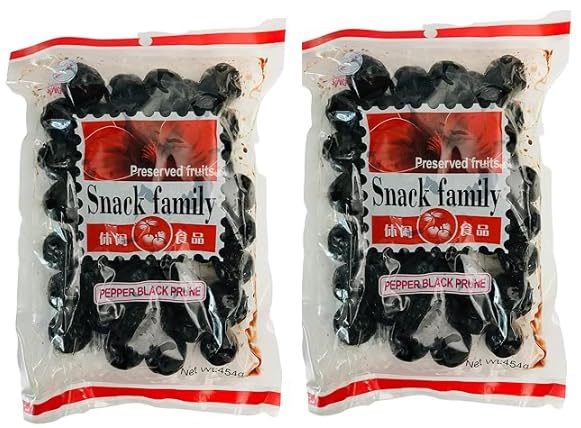 Snack Family Preserve Fruit Snack (Black Pepper Prune (2-Pack))