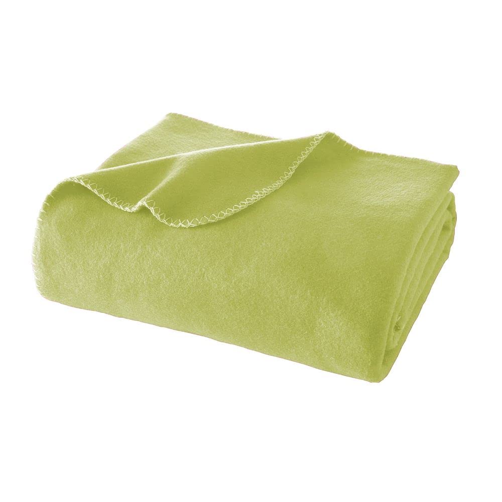 WOHNWOHL Wohndecke Uni – 150x200 Cm, Beere – Soft-Fleece, Aus Polyester/Viskose – Kuschelig & Waschbar