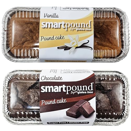 Image of SmartPound Gluten free, Sugar Free Vanilla Pound Cake and Chocolate Pound Cake - 2-Pack