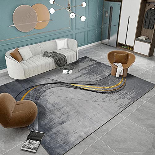 Tapis minimalistique abstrait gris pour chambre d'enfant - 2