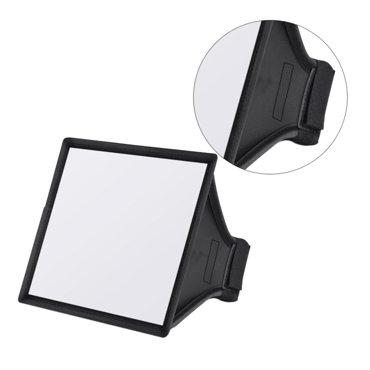 Tragbare Blitz Softbox aus Kohlefaser für Kamera, Schwarz