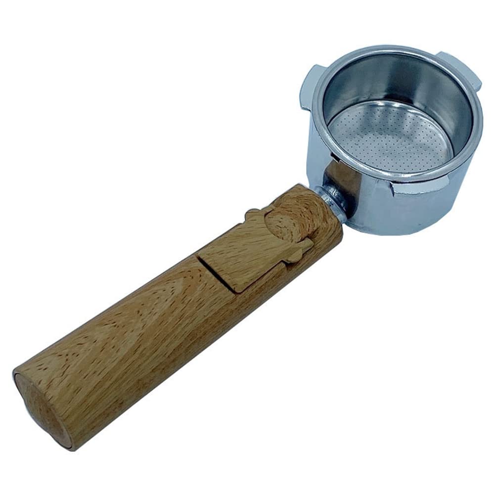 Qur 51Mm Bottomless Coffee Portafilter, Espresso Portafilter With Filter Basket For Professional Coffee Maker Machine B