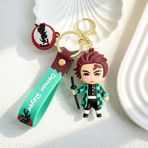 Mini figurine Anime Slayer en porte-clés mignon pour sac à dos