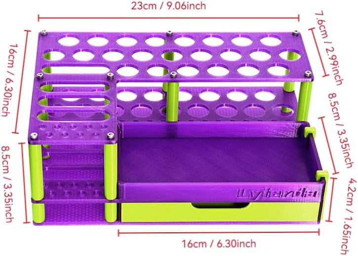RC Remote Control Model Screwdriver Storage Rack - Boat Models, Airplane Models, Car Models, Drone, Maintenance Tools Rack, Tool Box, for Remote Control Model Enthusiasts - Purple