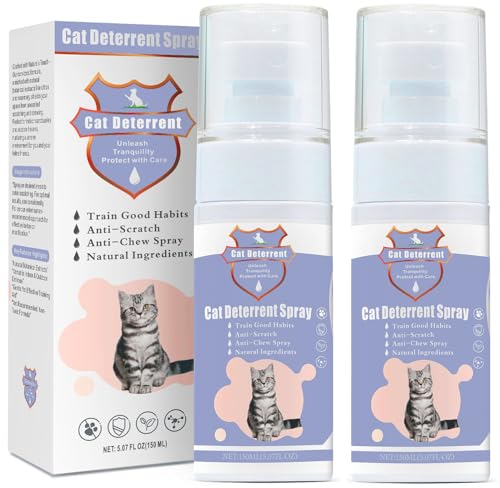 JAMBOS 2 Bottles Cat Deterrent Spray – Blue Sky - 200ml