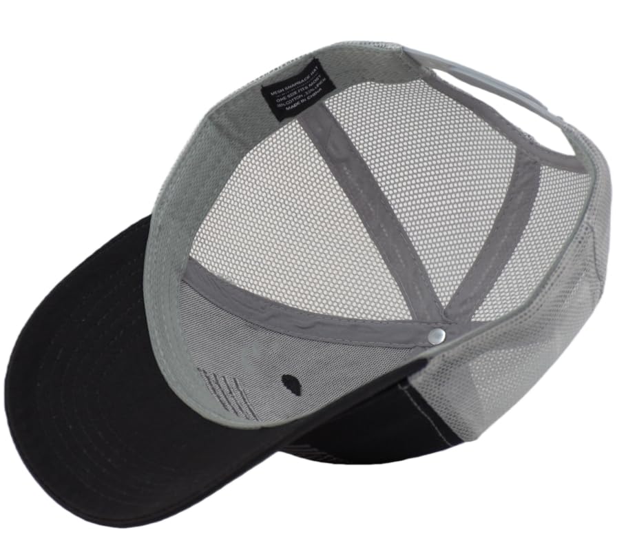Image of TSSGBL USA Flag Trucker Hat - OSFM & XXL Big Head Fit, Adjustable Mesh Snapback American Patriotic Baseball Cap
