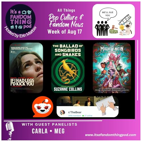 Page de couverture de Pop Culture and Fandom News for the Week of August 17th