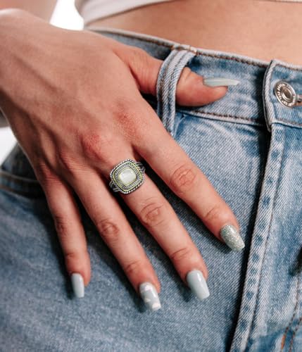 Designer Inspired Two Tone Statement Rings for Women 18K Gold Plated Fashion Brand Engagement Wedding Ring2