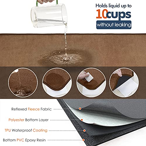 Uligota Washable Pee Pads For Dogs (Not Including Playpen) 65"X45"/72"X72" Extra Large Reusable Puppy Pads Waterproof Pet Training Pads, Non-Slip Dog Mats Fast Absorbent Whelping Pads For Playpen #TOP2