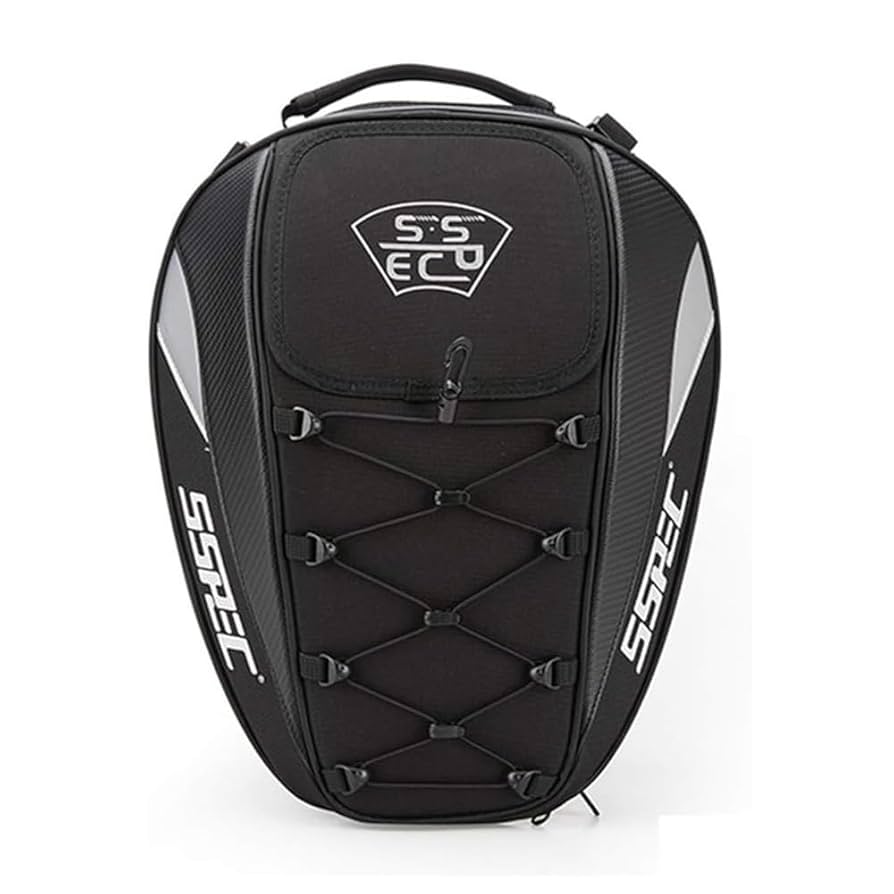 Amazon | SSPEC バイク用 シートバッグ 拡張機能あり ヘルメット
