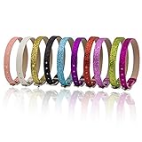 AUEAR, 20 Pack 8mm Wristbands Bracelets for 8mm Slide Letters Mix Colors for Jewelry Making DIY Craft 10 Colors (PU Leather Slide)
