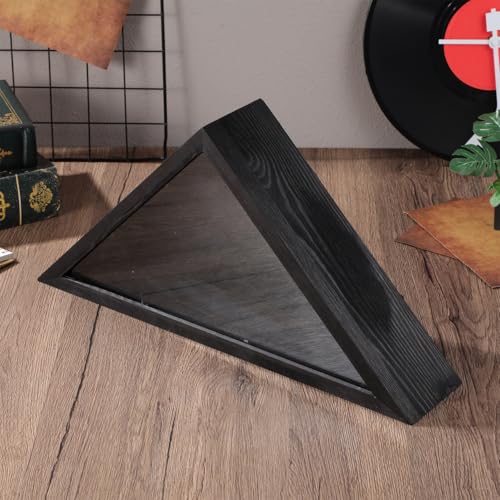 Boîte de présentation pour drapeau pliable cadre bois support mural vétéran - 7