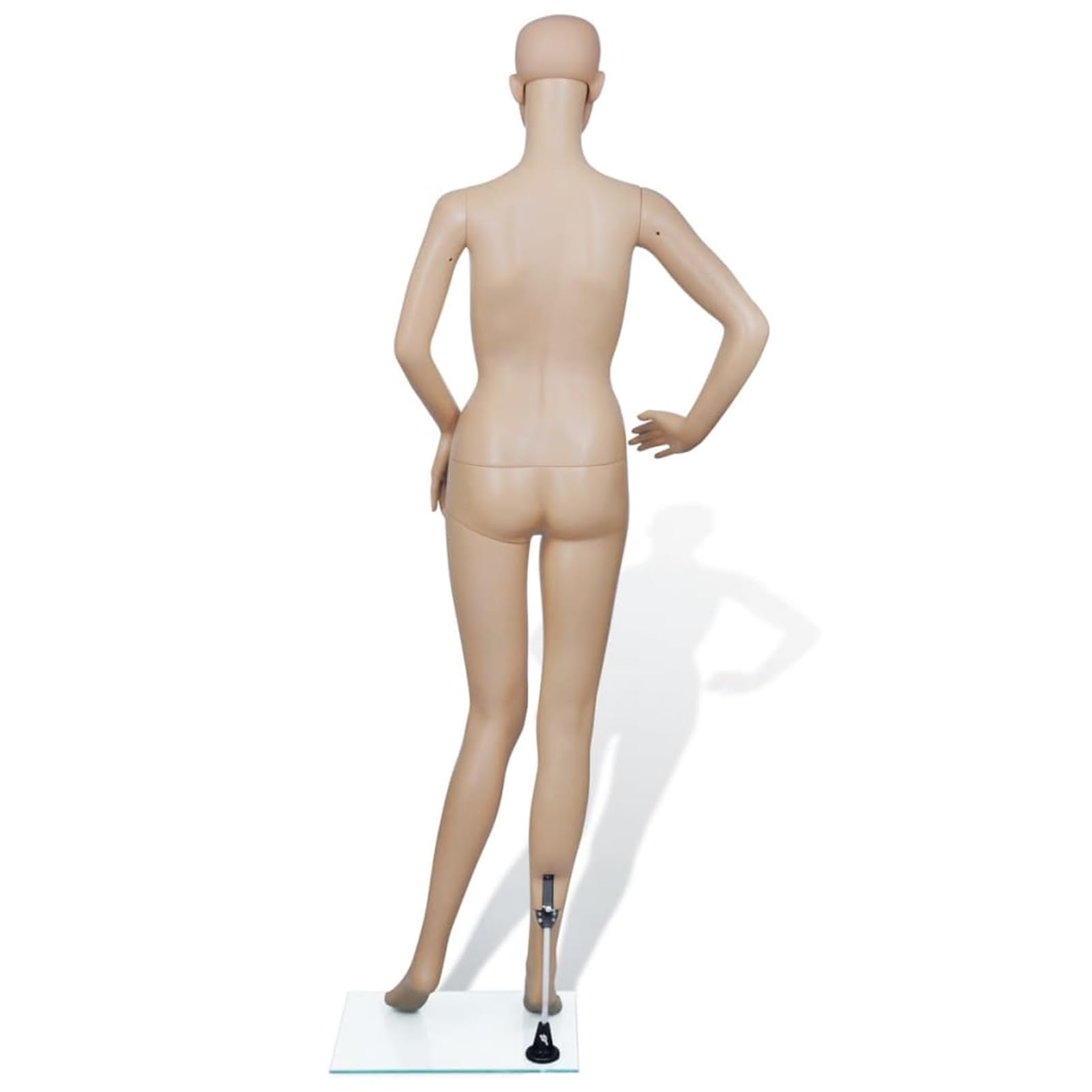 Gecheer Maniquí de Mujer Maniquí de Costura Mujer Maniquí de Mujer Desmontable B,Maniquí Ropa Femenino con Cabeza y Cuerpo Forma de Mujer Entero, Ideal para Fotografías y Escaparates