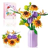 Sawaruita Garden Park Building Block Toy Set，Flower Botanical Scenery Accessories 450 + ,  Compatible All Major Brands（Including 2Pack of 5