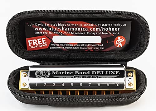 Harmonica HOHNER Marine Band Deluxe 200520 D en Tonalité RE - Les Beatles, Paul McCartney, John Lennon, RIngo Starr, George Harrison Harmonica HOHNER Marine Band Deluxe 200520 D en Tonalité RE – Image 8